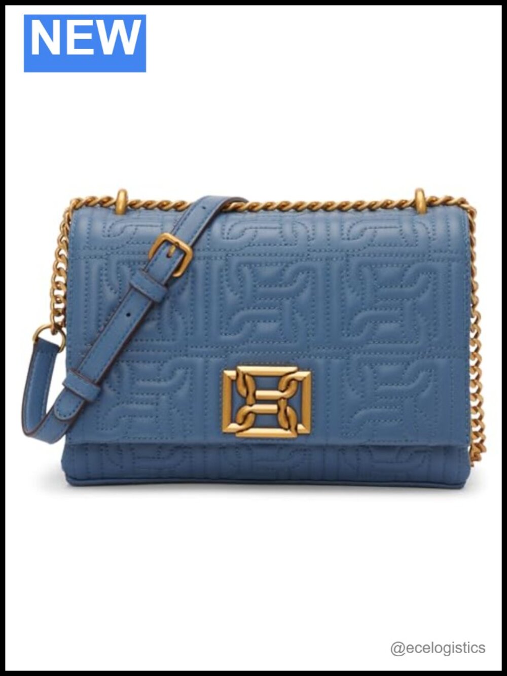 DKNY Delanie Flap Shoulder Bag - Leather Sling Bag, Travel Essential